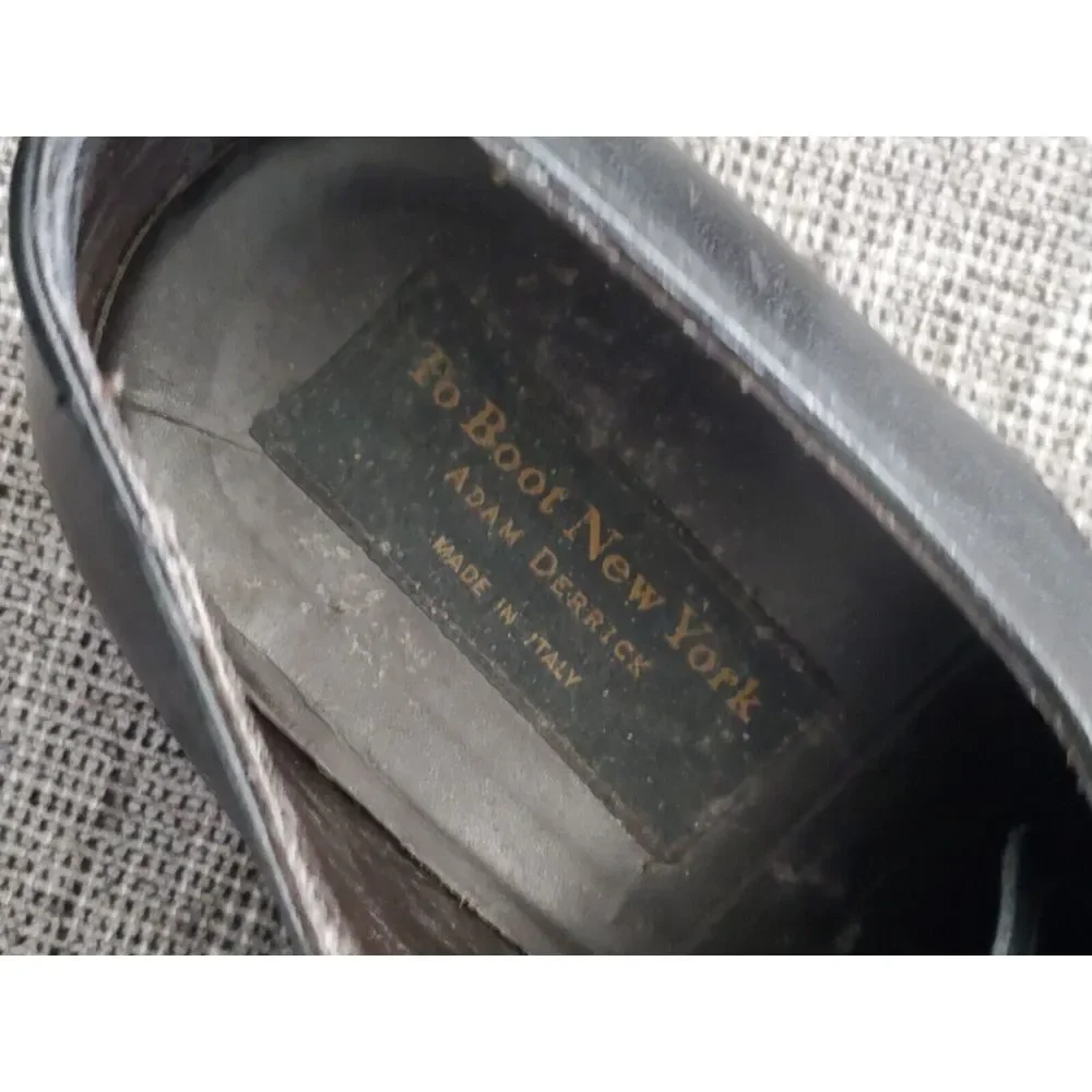 To Boot New York Men's Black‎ Lace Up Dress Shoes Model 2116 Size 11
